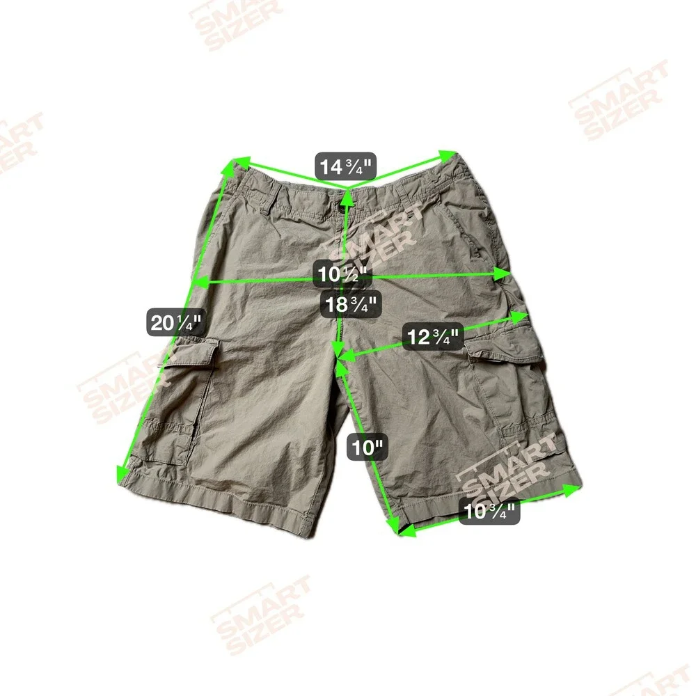 Banana Republic Cargo Shorts Mens Large Utility Pockets Outdoor Hiking Casual Sh